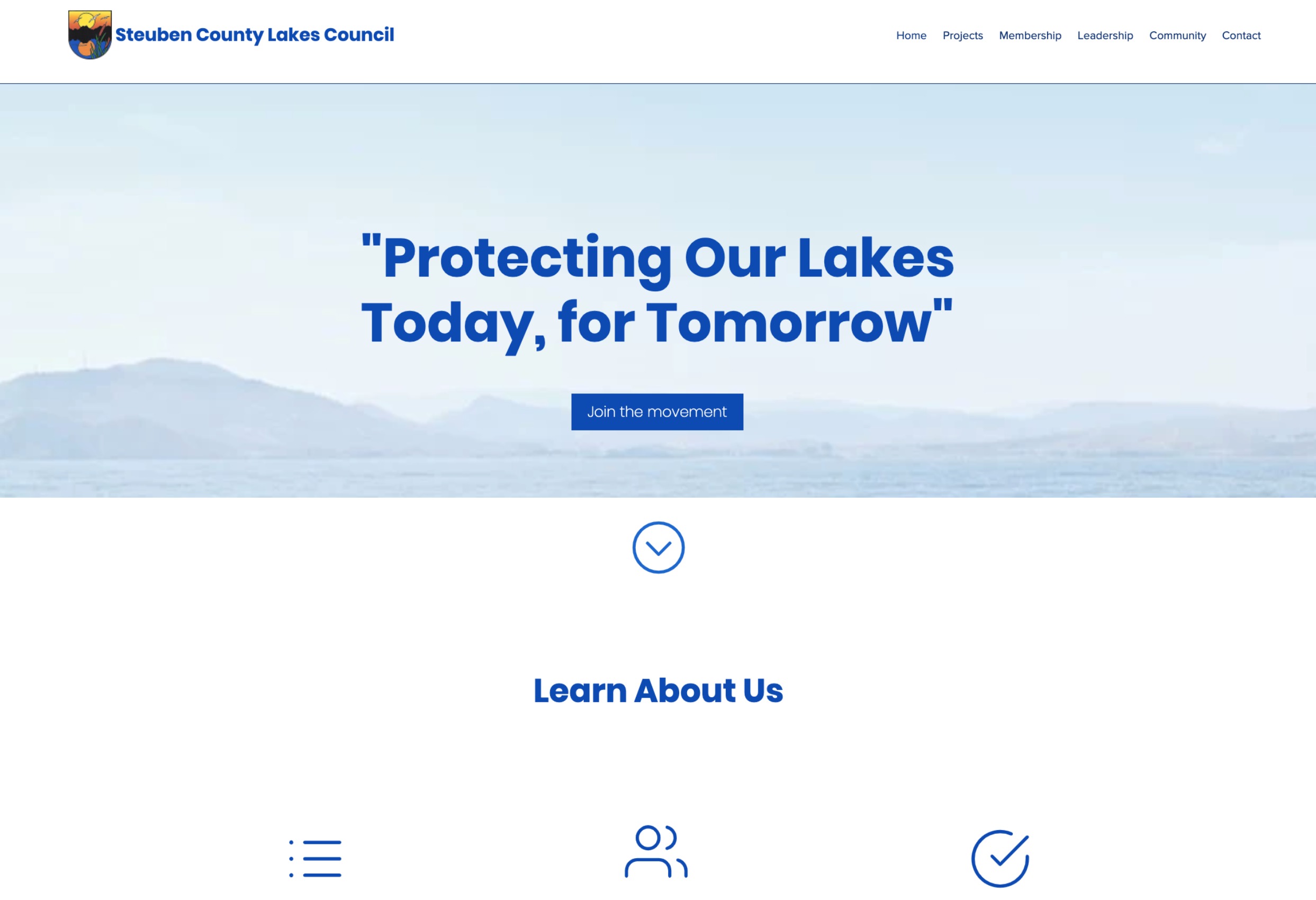 Lakes Council Website Screenshot