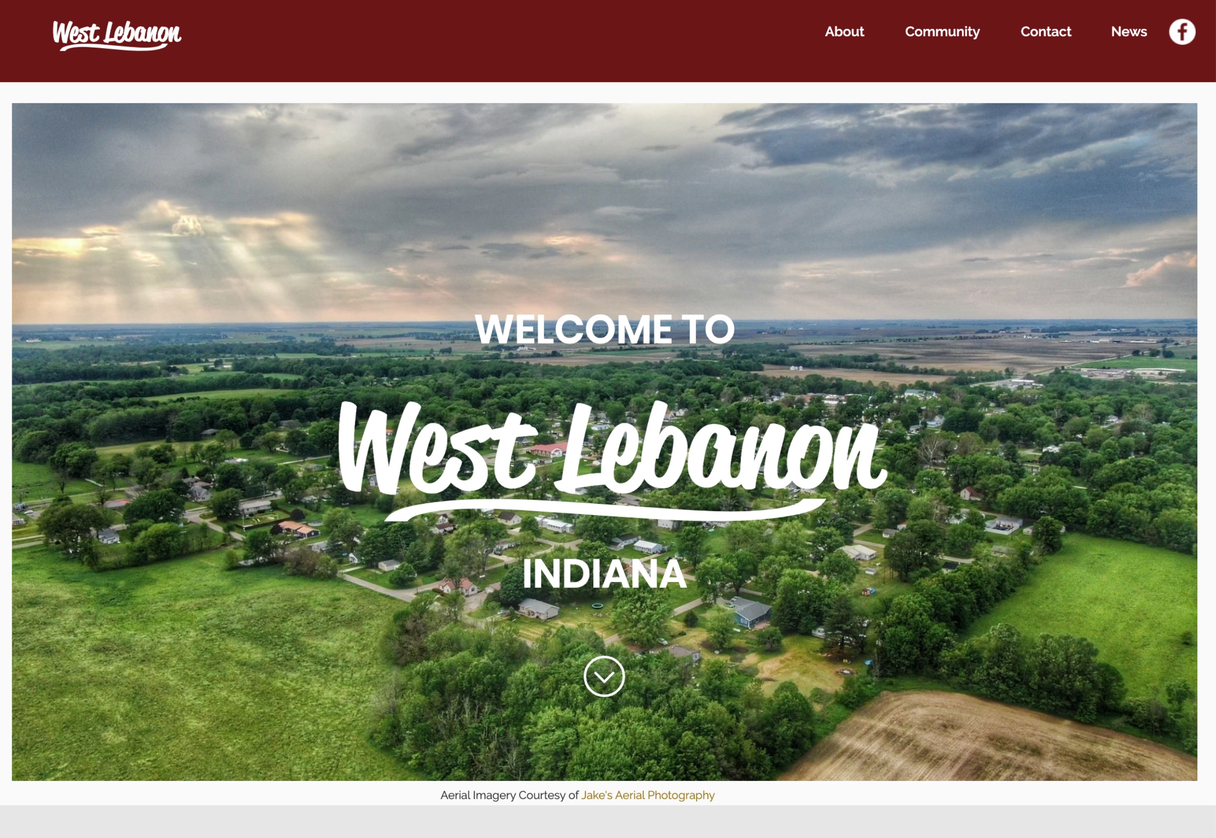 West Lebanon Website Screenshot